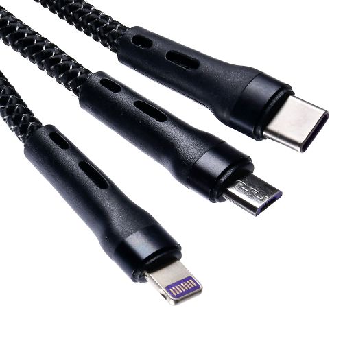 ������ GTL 3-in-1 Type-C to Lightning+Micro+Type-C PD 200W 1.2�