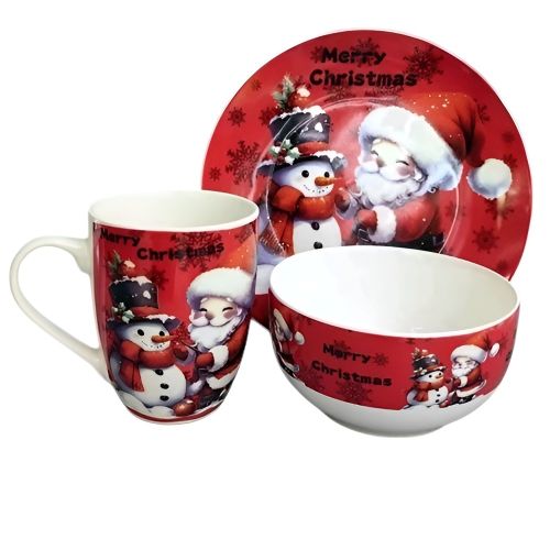 ���� ������ ��������� "Snowman Set" 3��/��� 8.5*10.5/13*6.5��/360��