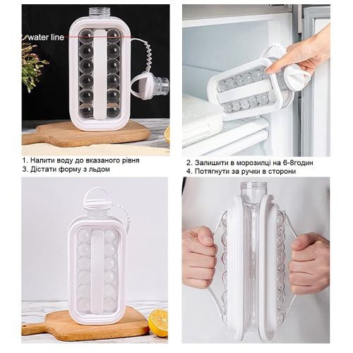 ����� ��� ����� "Ice cube making Bottle" 27.5*11.5*6��