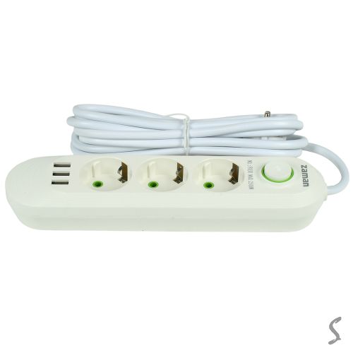 ���������� 2500W 3� (3� 3USB � ����) 29*13*4.5��