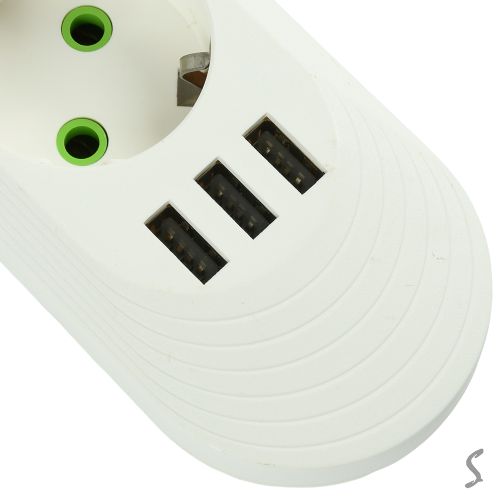 ���������� 2500W 3� (3� 3USB � ����) 29*13*4.5��